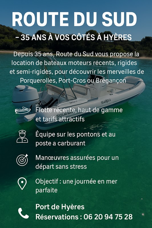 route du sud location bateau hyeres